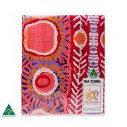 Aboriginal Art Cotton Tea Towel - Murdie Morris